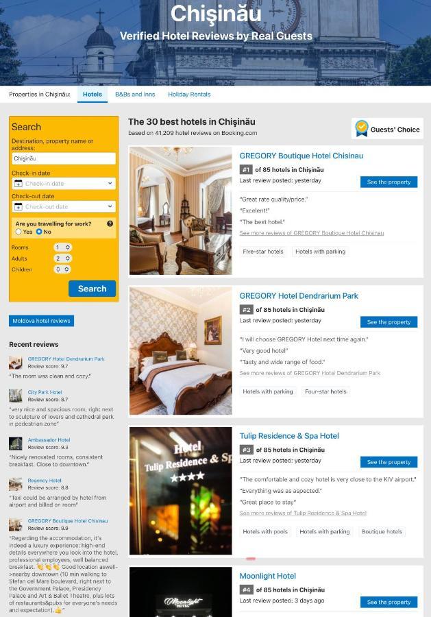 Gregory Boutique Hotel Chisinau Bagian luar foto
